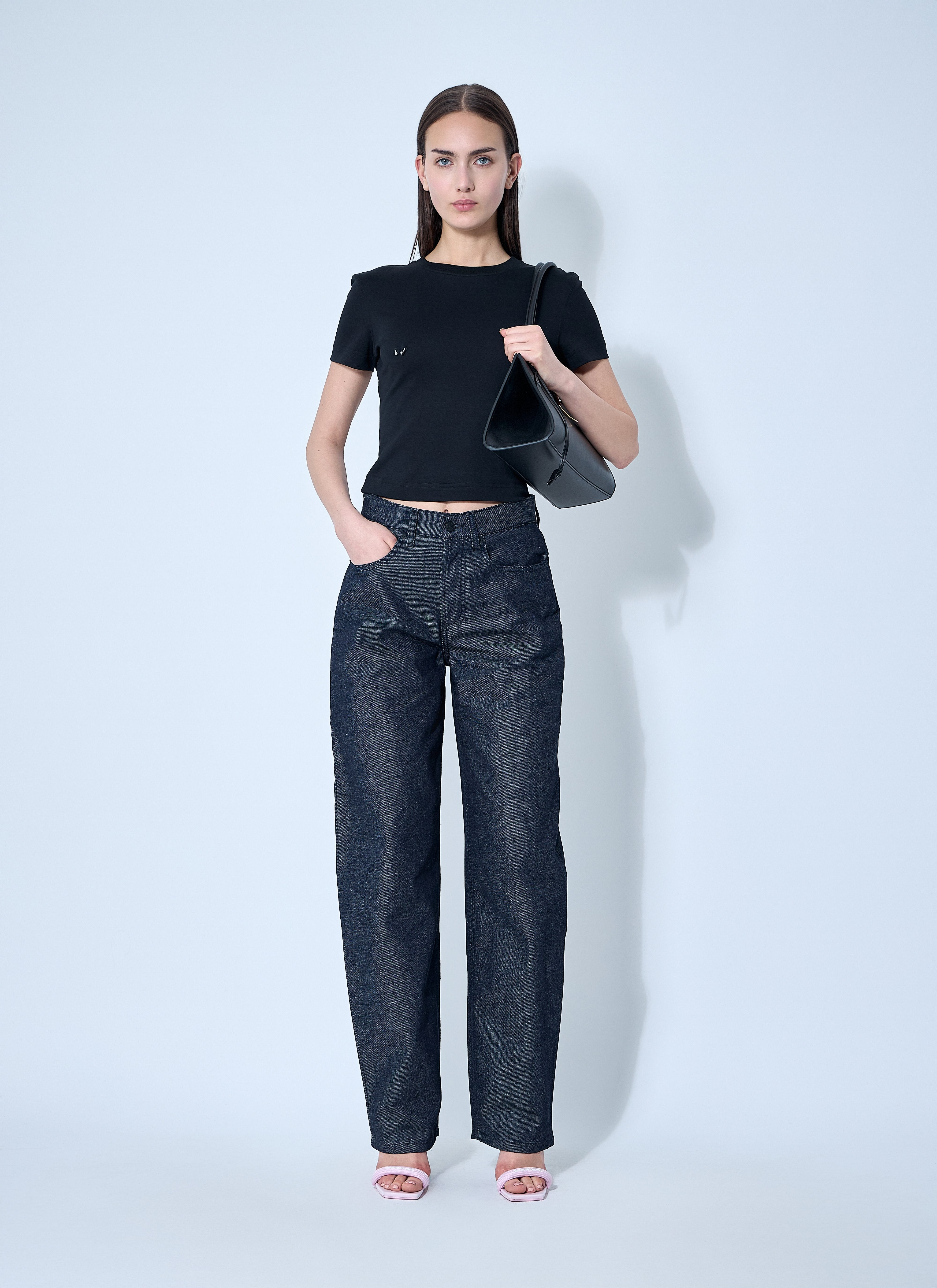 Mugler Women Ballon Denim Pants - 2