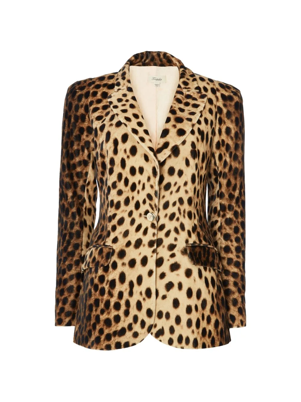 Nemera leopard-print single-breasted blazer - 1