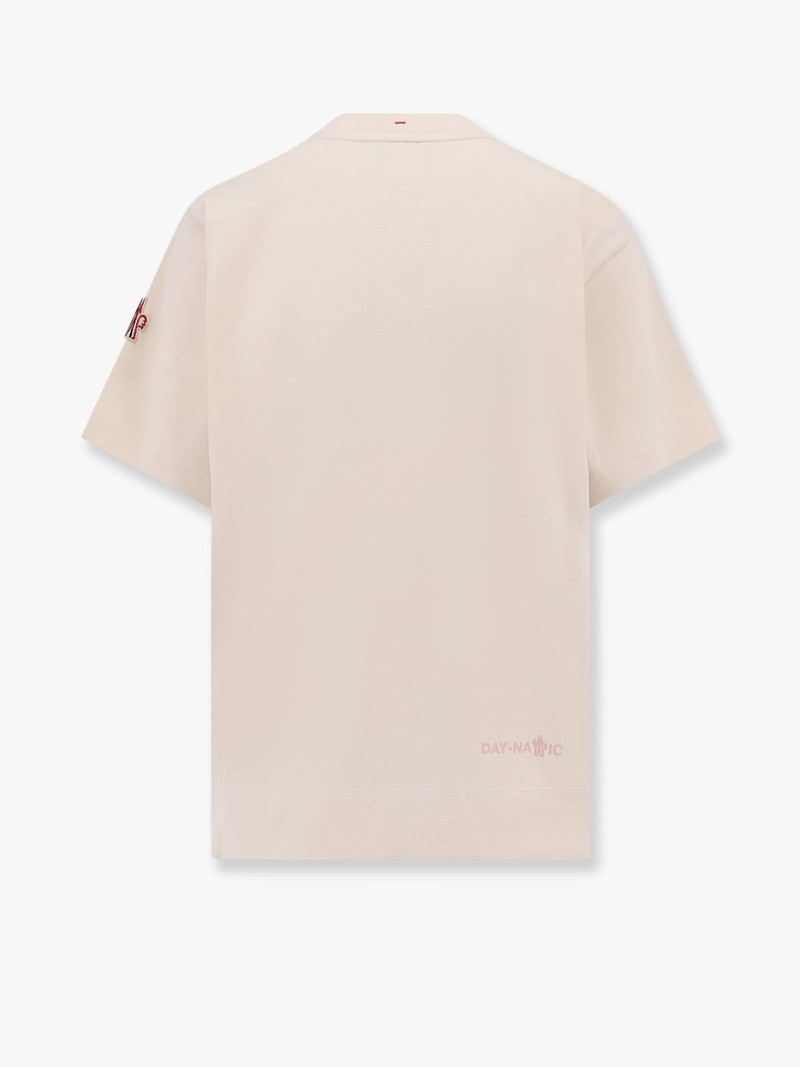 Moncler Grenoble Cotton T-Shirt With Frontal Logo outlook