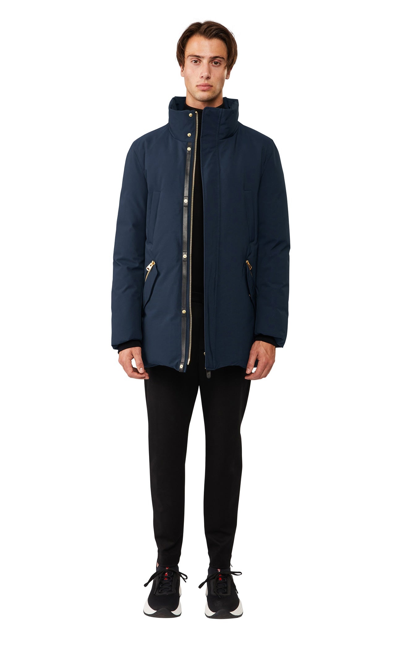 EDWARD 2-In-1 down parka with hooded bib and natural fur - 4