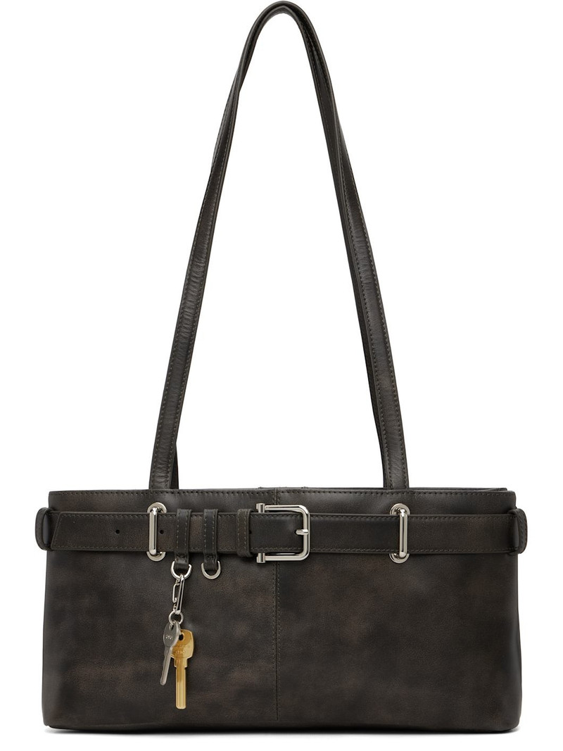 Brown Shoulder Brocle Bag 1