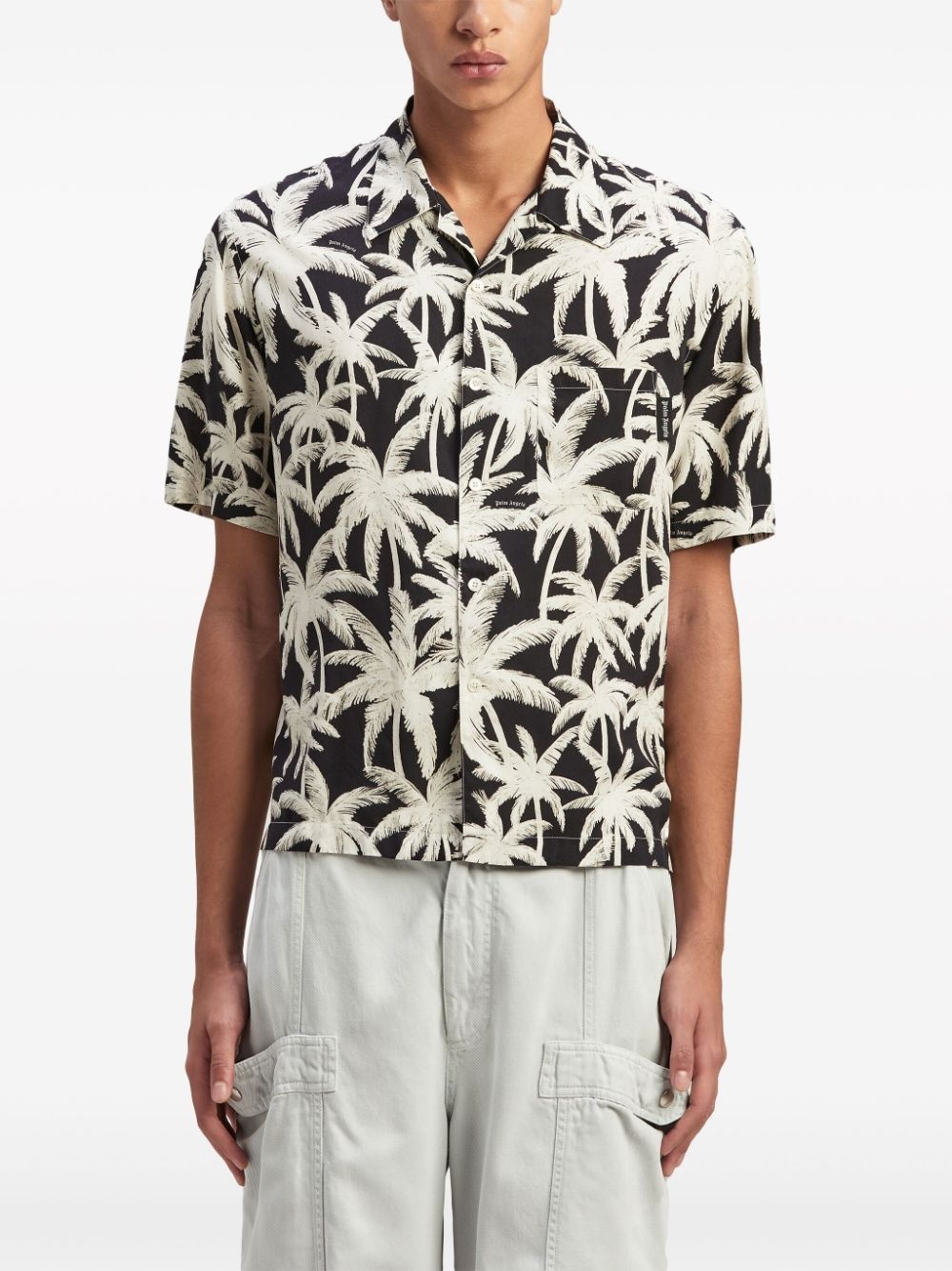Palms floral-print shirt - 3