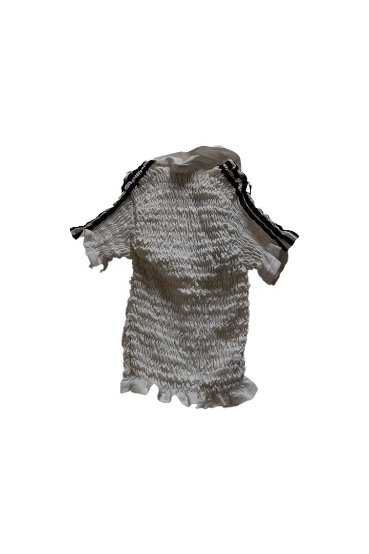 Conner Ives Shirred Football Jersey Multi - 12