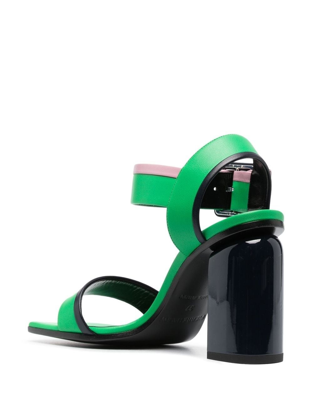 100mm block heel sandals - 3