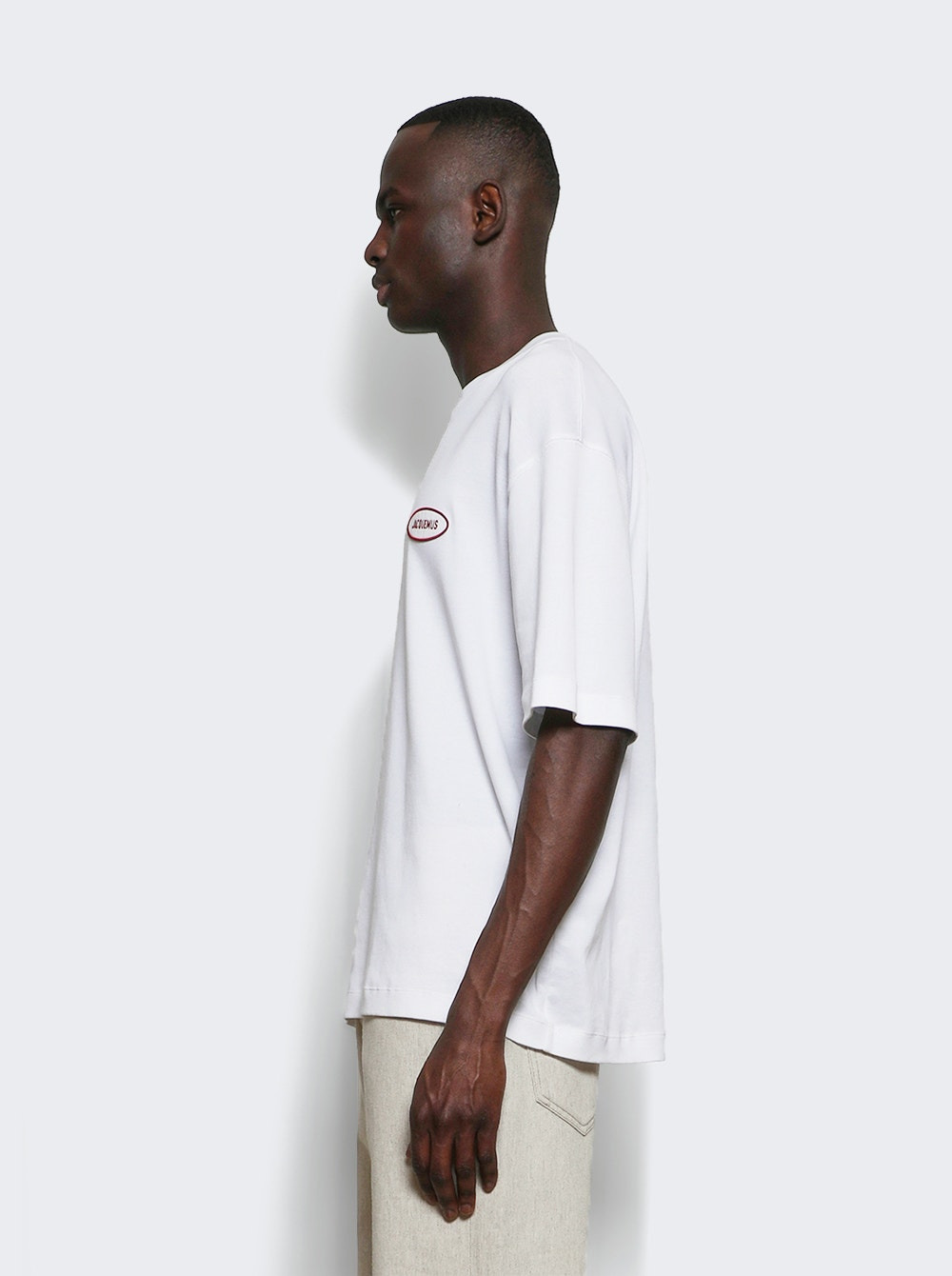 Le Tee Stazione Station Patch White - 3