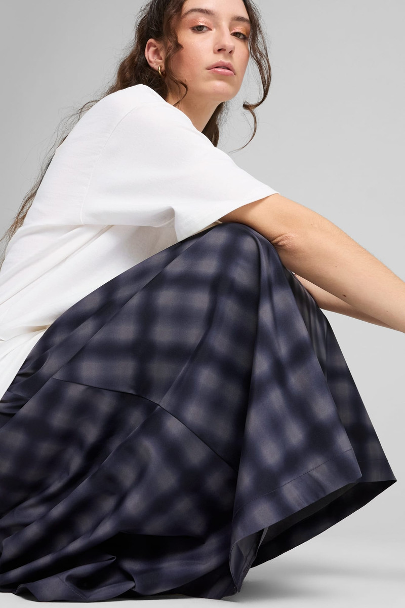 ROAD TO UNITY Women's Woven Midi Pleated Skirt 4