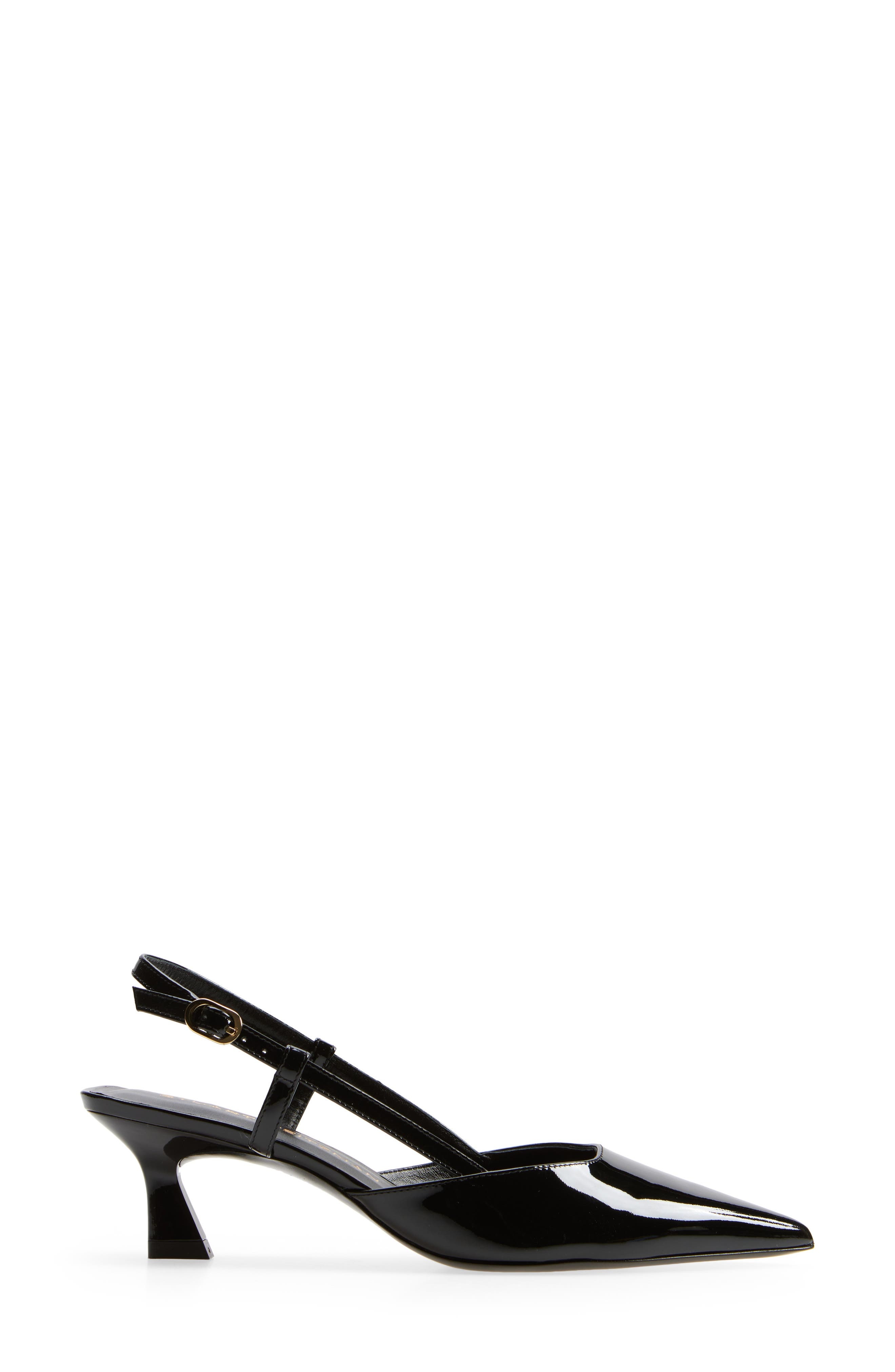 Stuart Weitzman Vinnie 50 Slingback Pump in Black at Nordstrom - 3