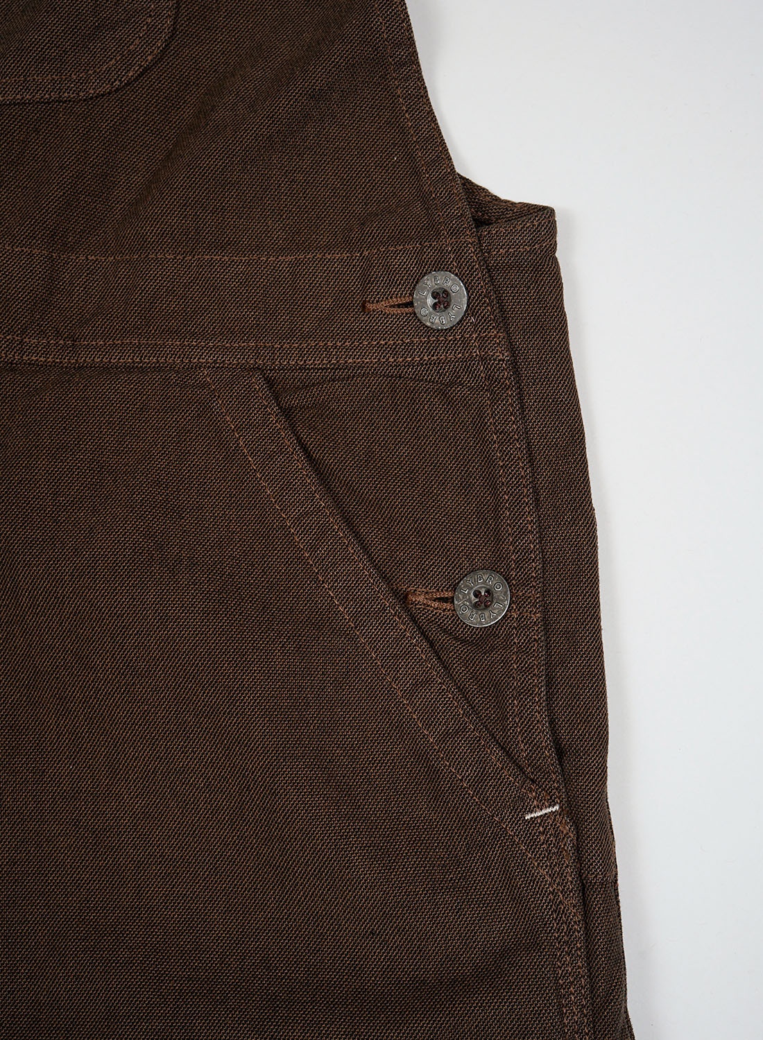 New Dungaree Broken Twill in Brown - 9