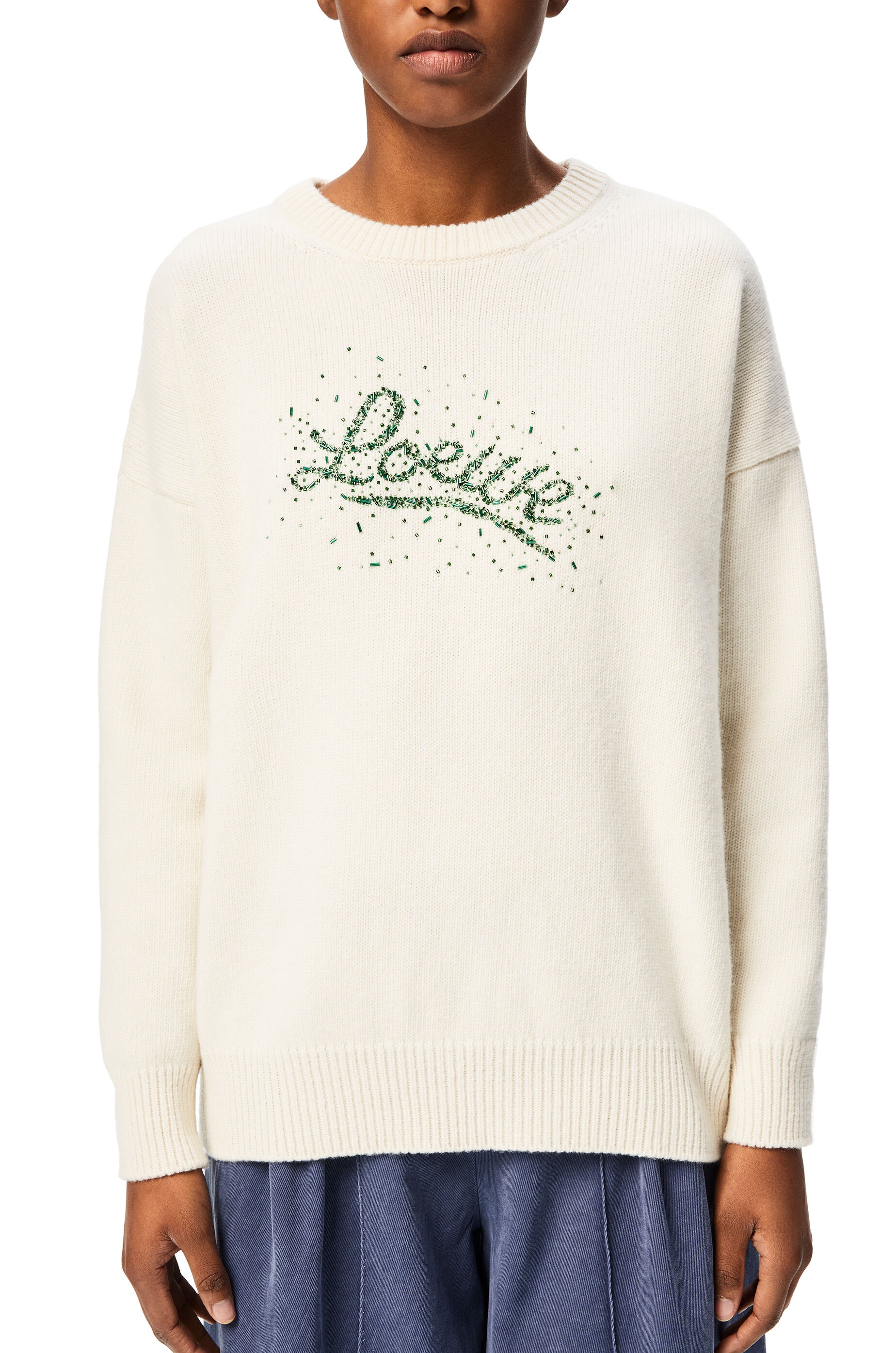 LOEWE beads sweater in wool - 6