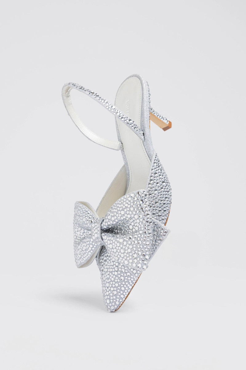 Mini Elle Pump Crystal Silver 5