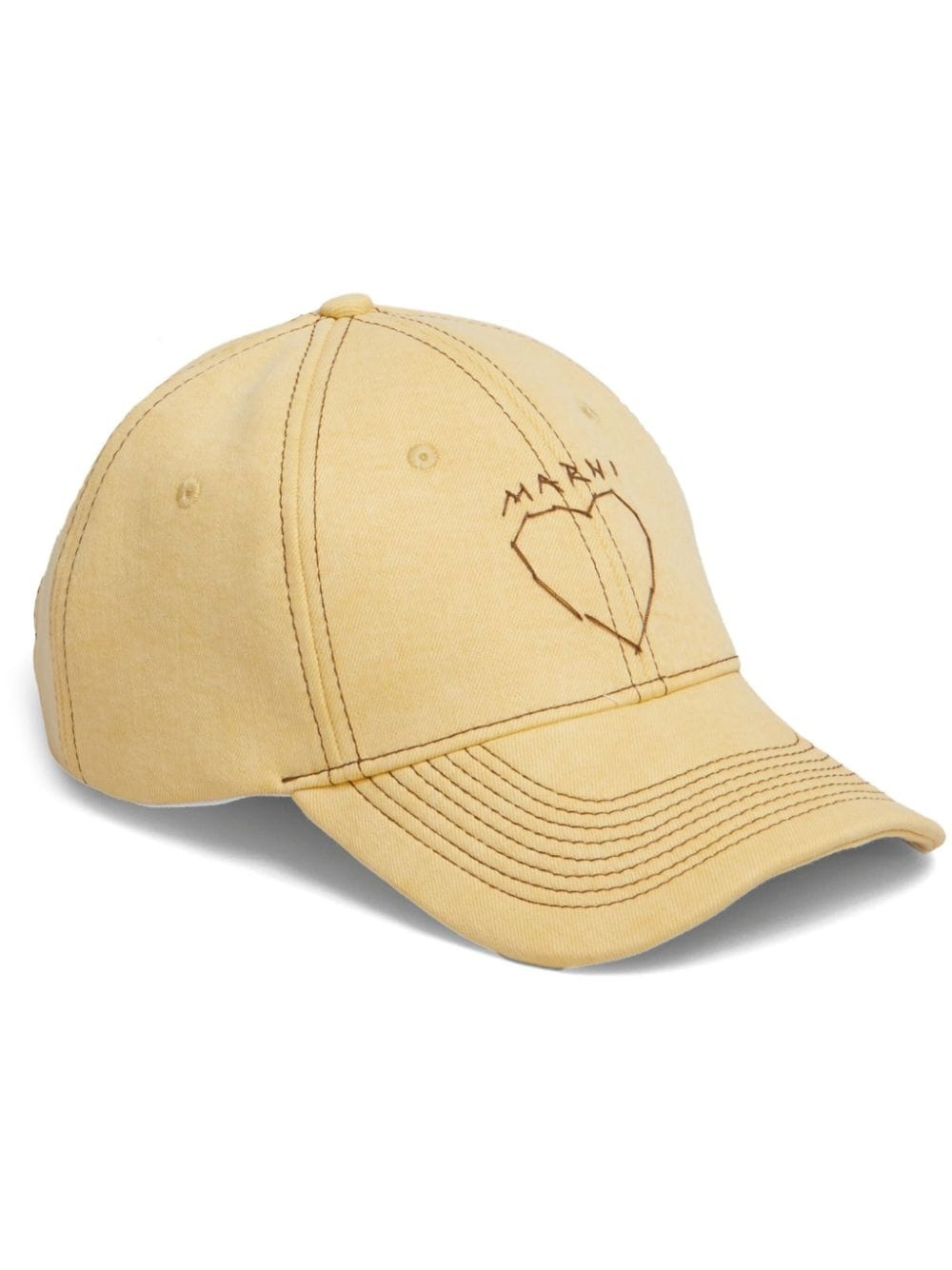 logo-embroidered baseball cap - 1