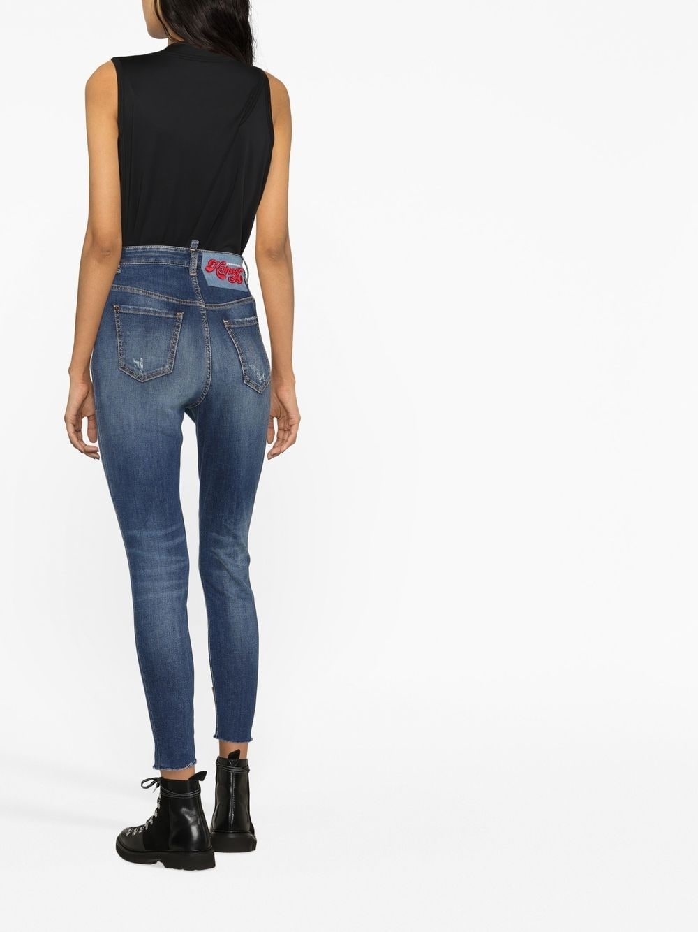 cropped skinny jeans - 3