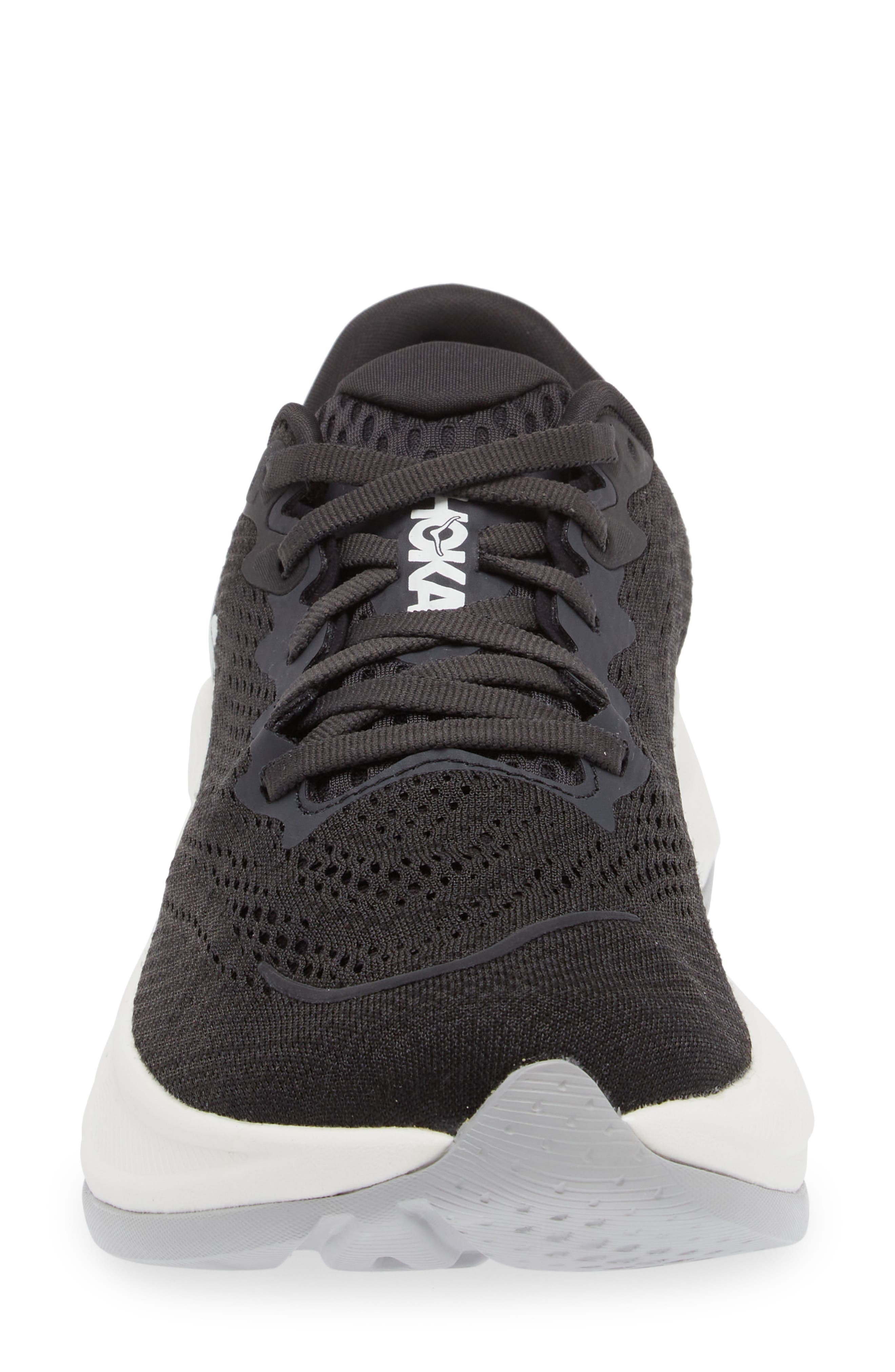 HOKA Rincon 4 Running Shoe in Black /White at Nordstrom - 4