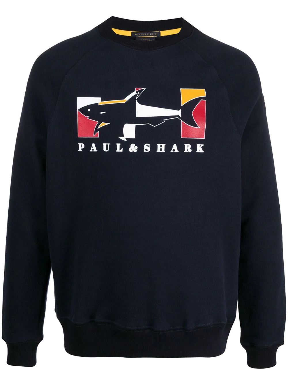 logo print sweatshirt - 1