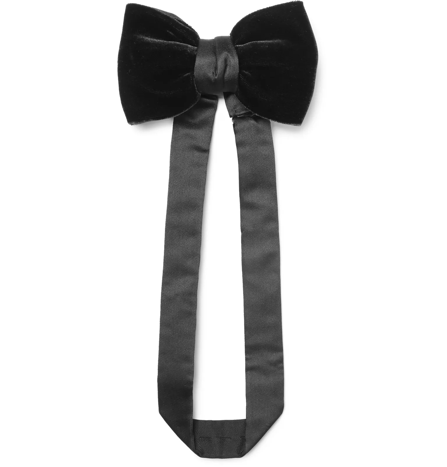 Pre-Tied Velvet Bow Tie - 5