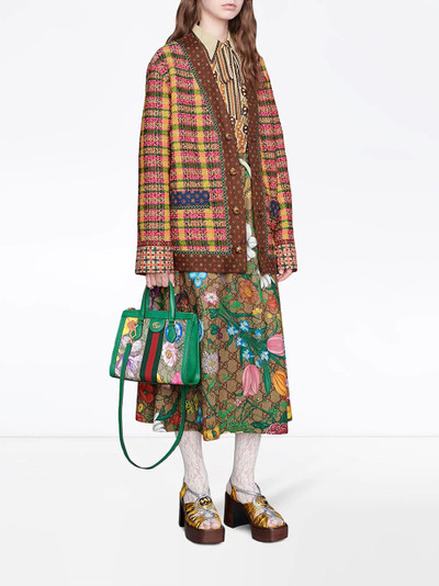 GUCCI Flora pattern A-line skirt outlook