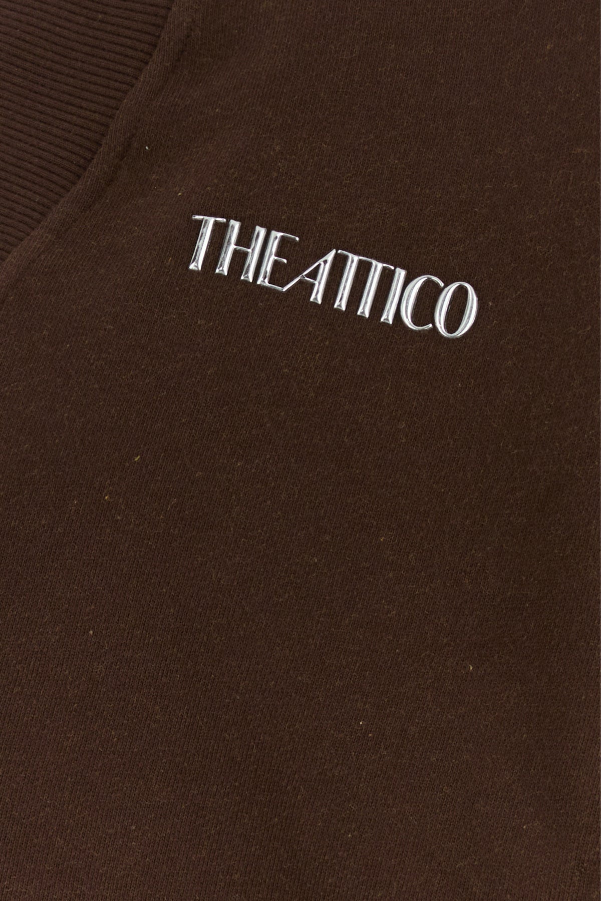 Brown cotton sweatshirt - 3