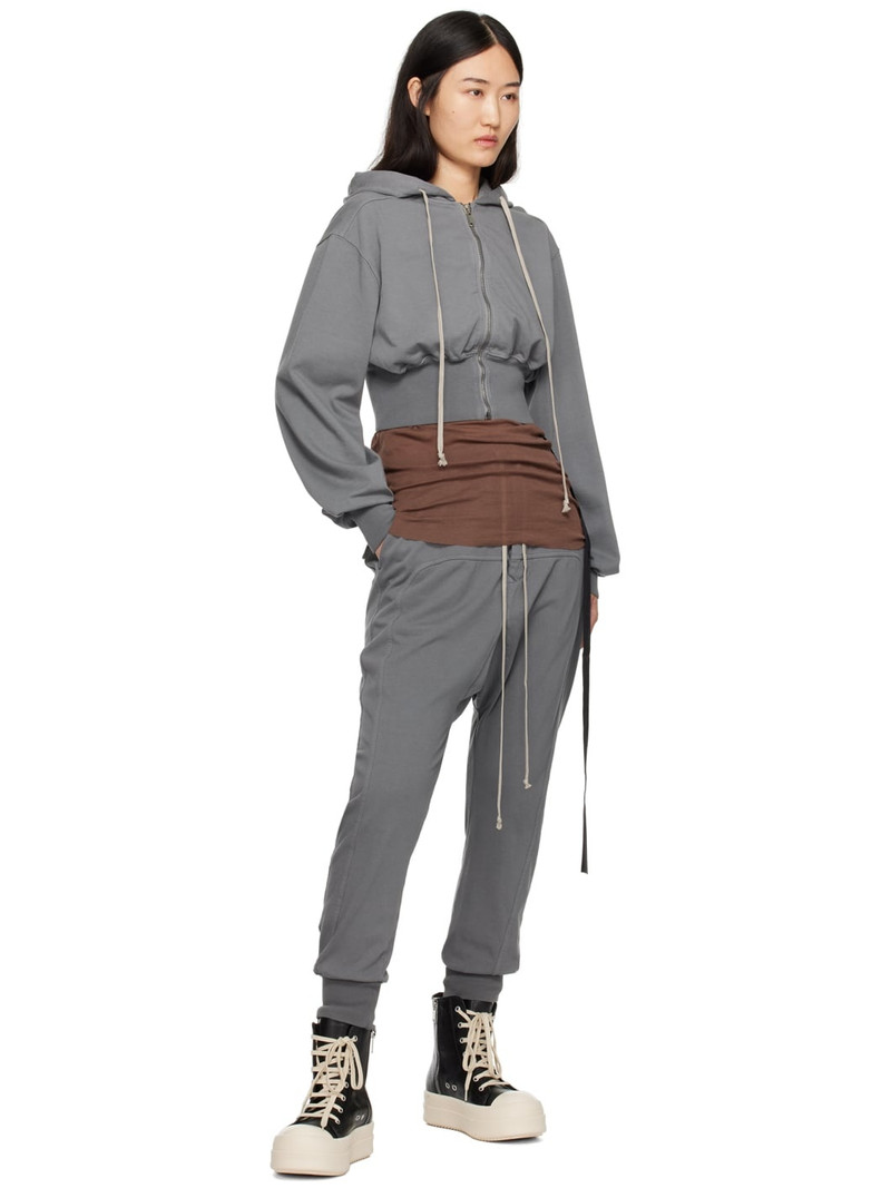 Rick Owens DRKSHDW Gray Porterville Prisoner Lounge Pants outlook