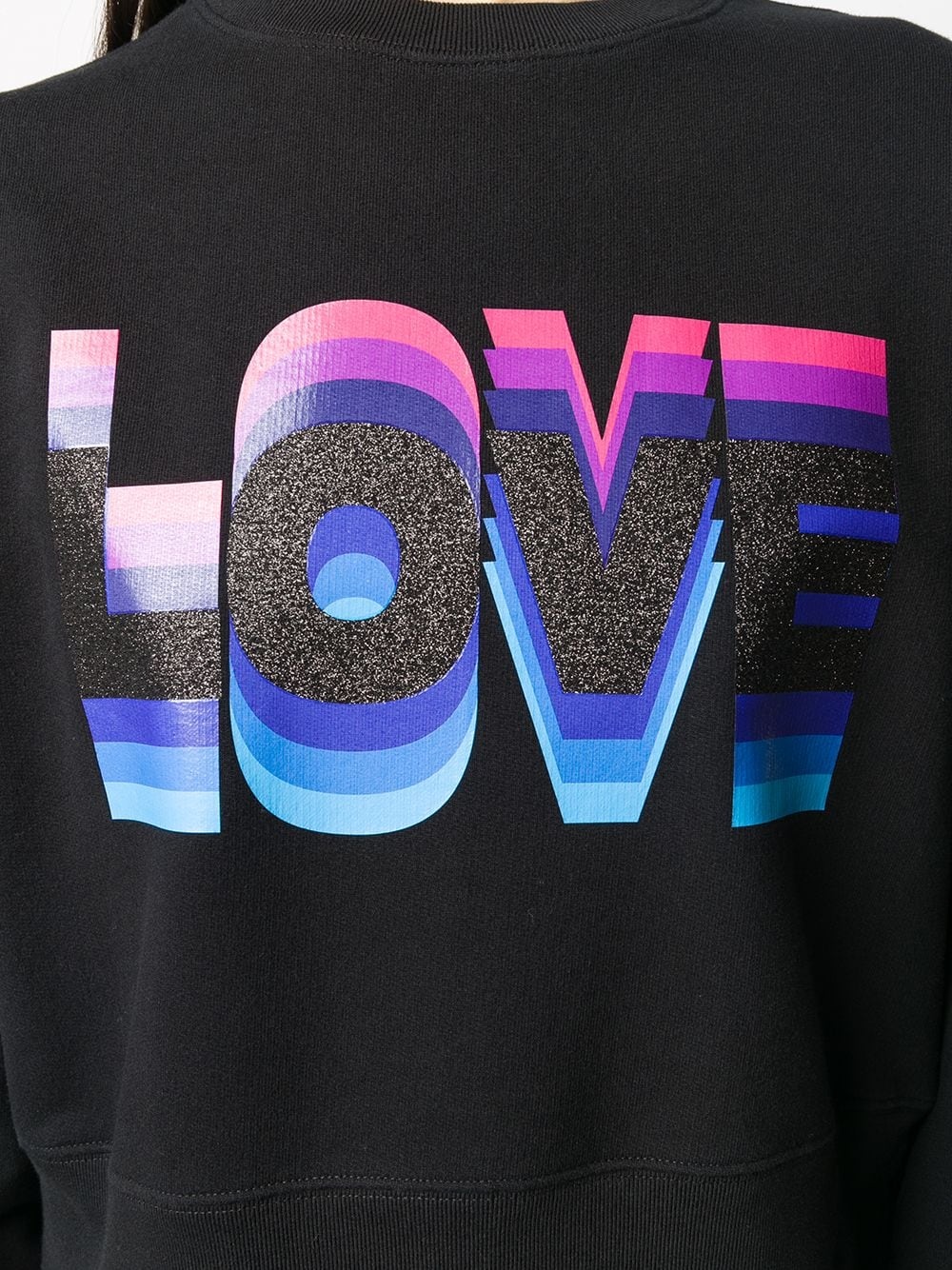 love print sweatshirt - 5