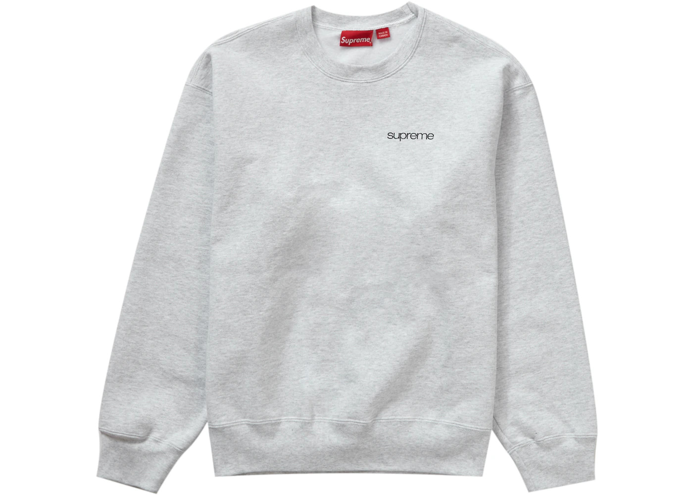 Supreme NYC Crewneck Ash Grey - 2