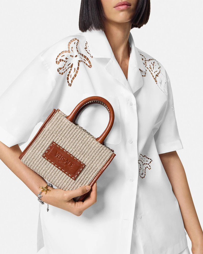 Athena Raffia Extra Small Tote Bag 5