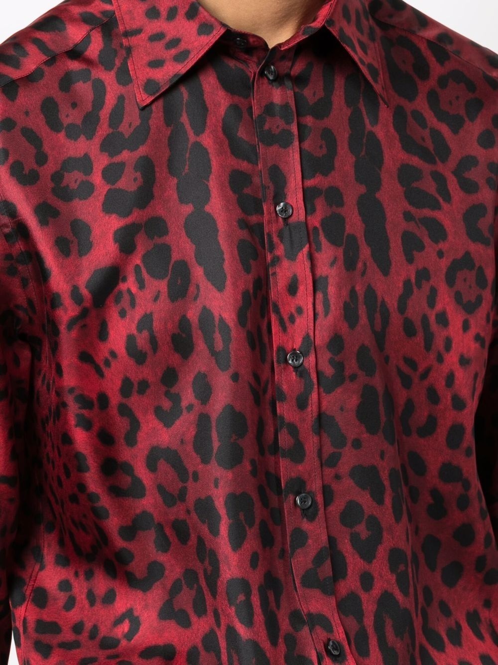 leopard-print long-sleeve shirt - 5