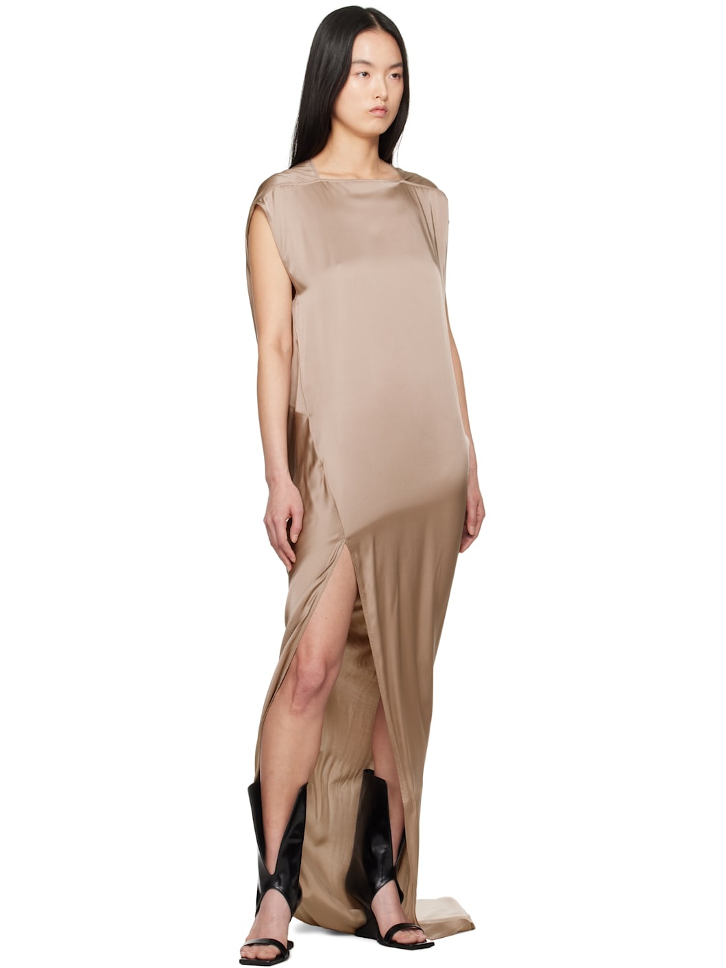 Taupe Hollywood Edfu T Maxi Dress - 4