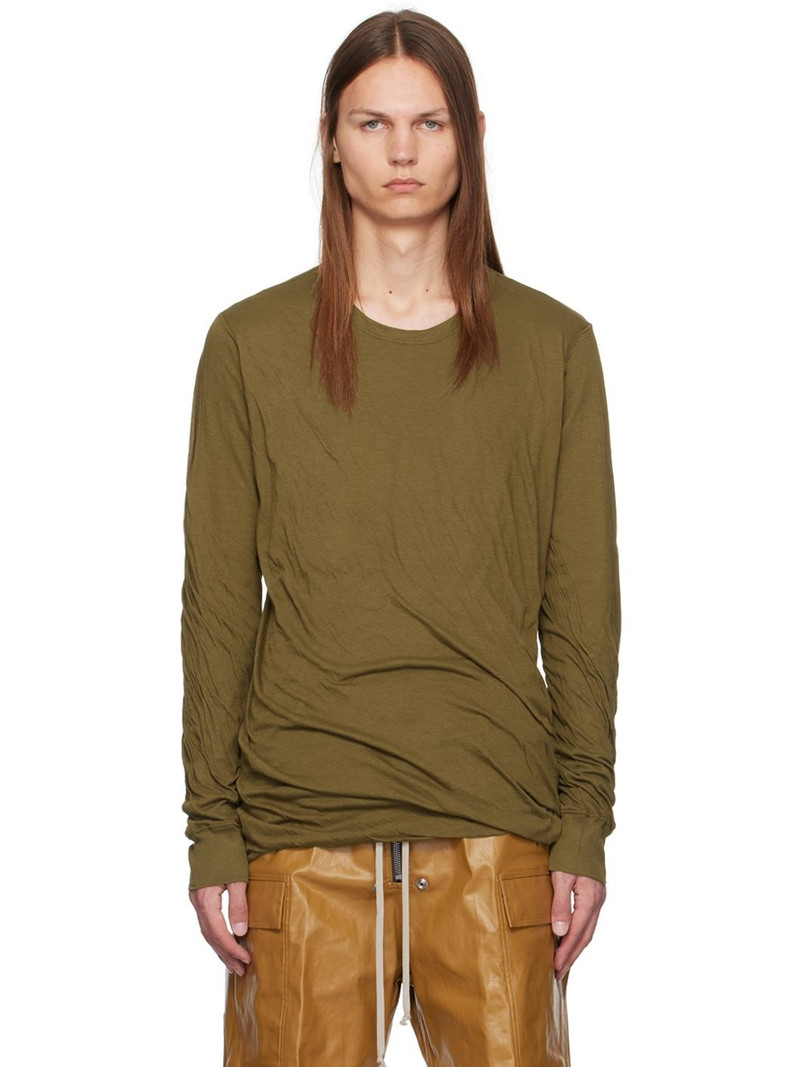 Khaki Porterville Double Long Sleeve T-Shirt - 1