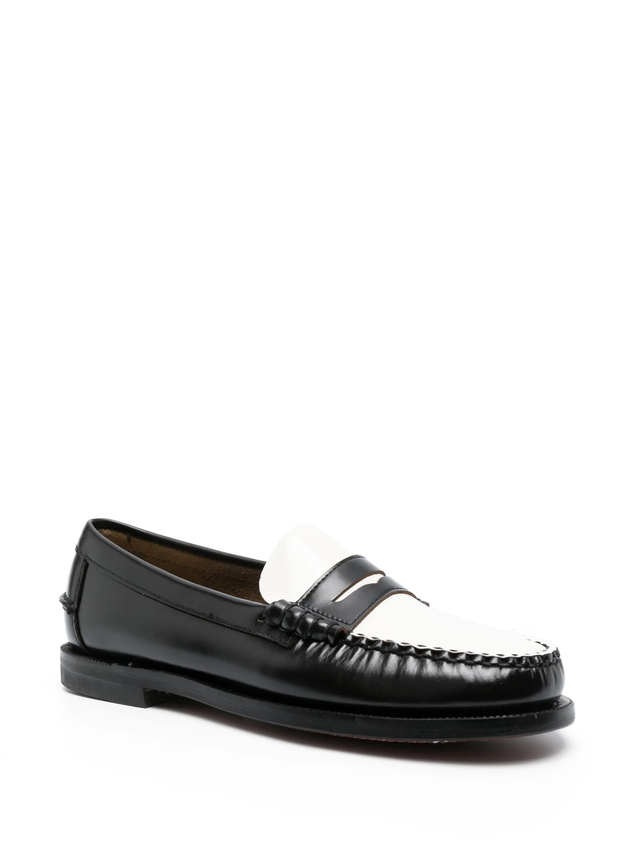 Two-tone Leather Oxford Shoes - 3