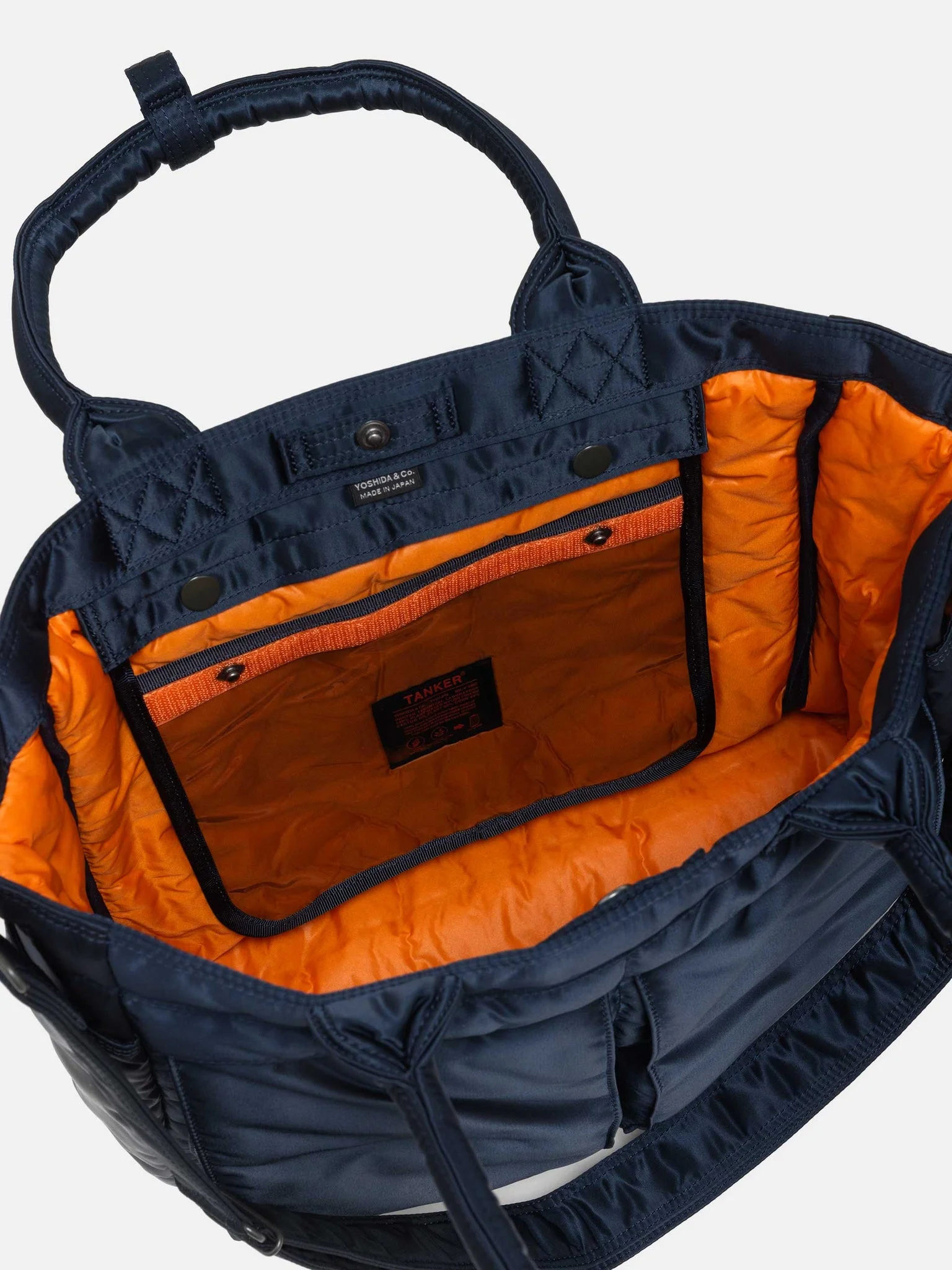 PORTER TANKER Tote Bag (L) Iron Blue - 622-26109-10 | REVERSIBLE