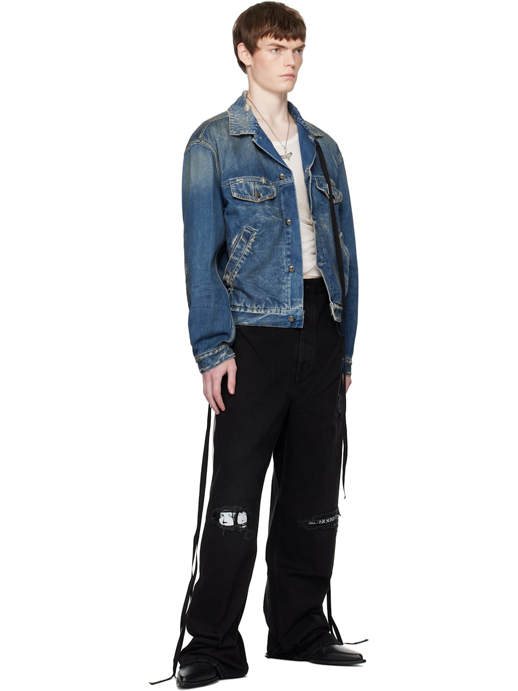 Black Olan 5 Pocket High-Comfort Jeans - 4
