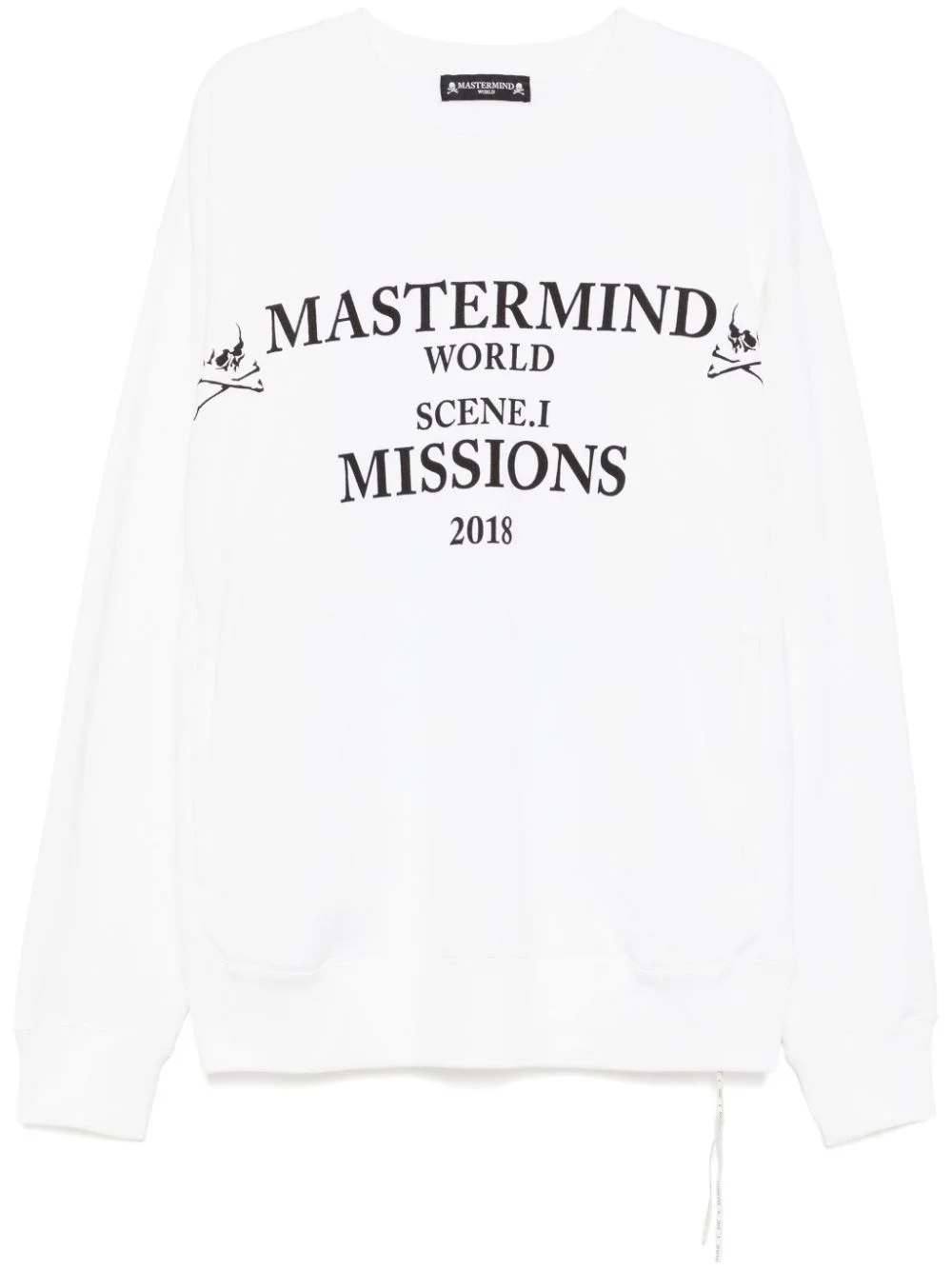 logo print sweatshirt - 1