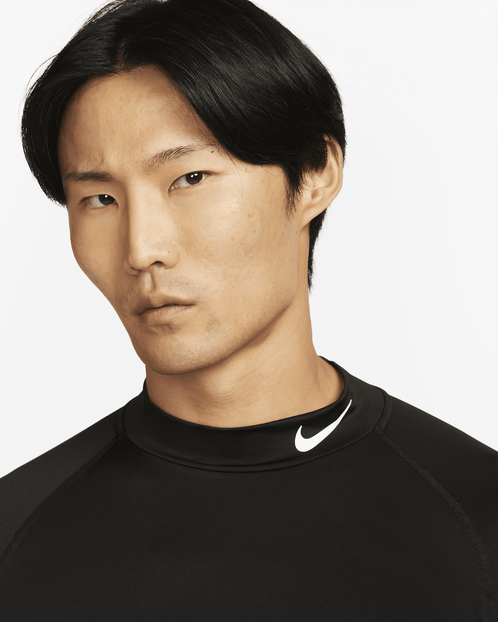 Nike Pro Men's Dri-FIT Fitness Mock-Neck Long-Sleeve Top - 3