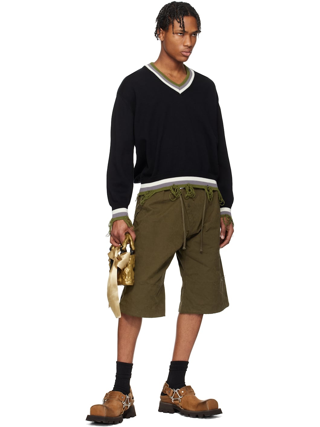 Black Oversized Sweater - 4
