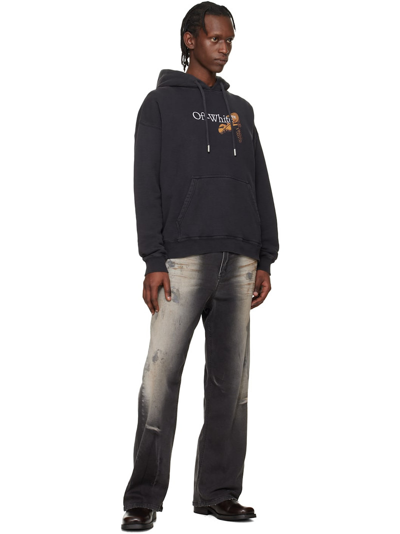 Off-White Black Cupid Arrow Hoodie outlook