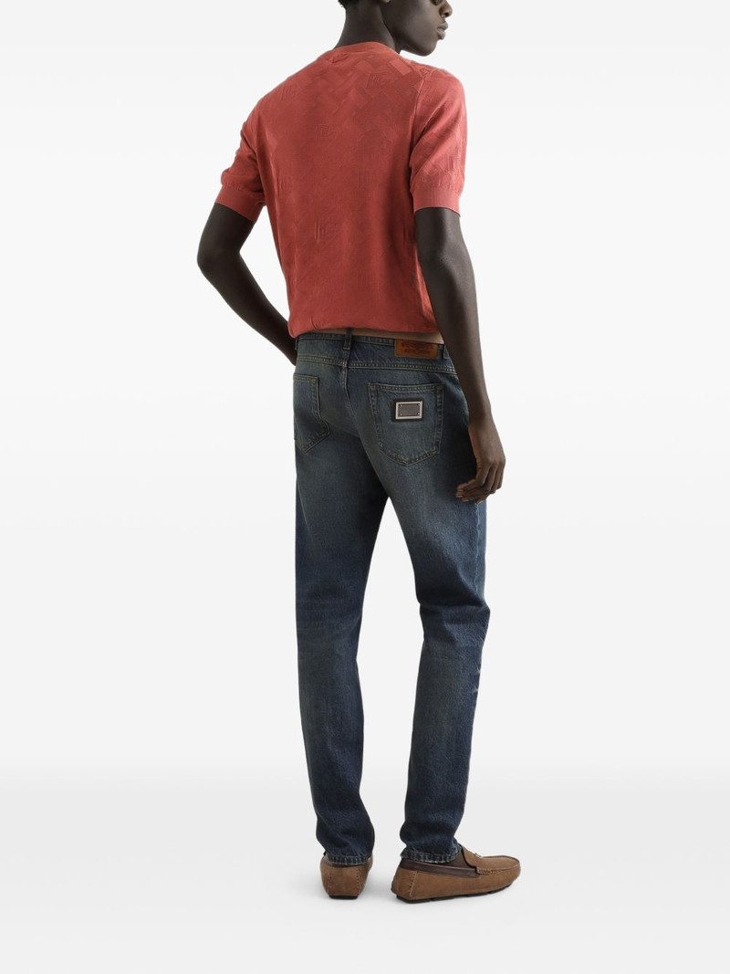 logo-plaque jeans 3