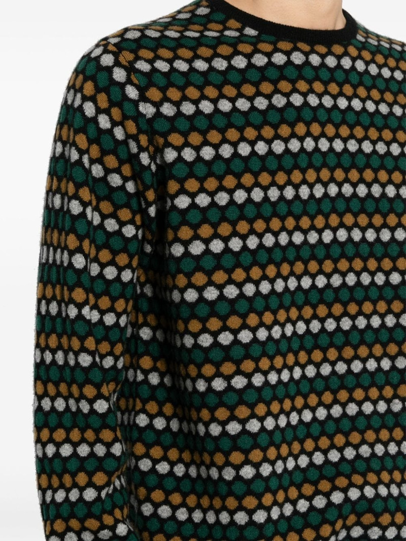 polka dot-pattern jumper 5