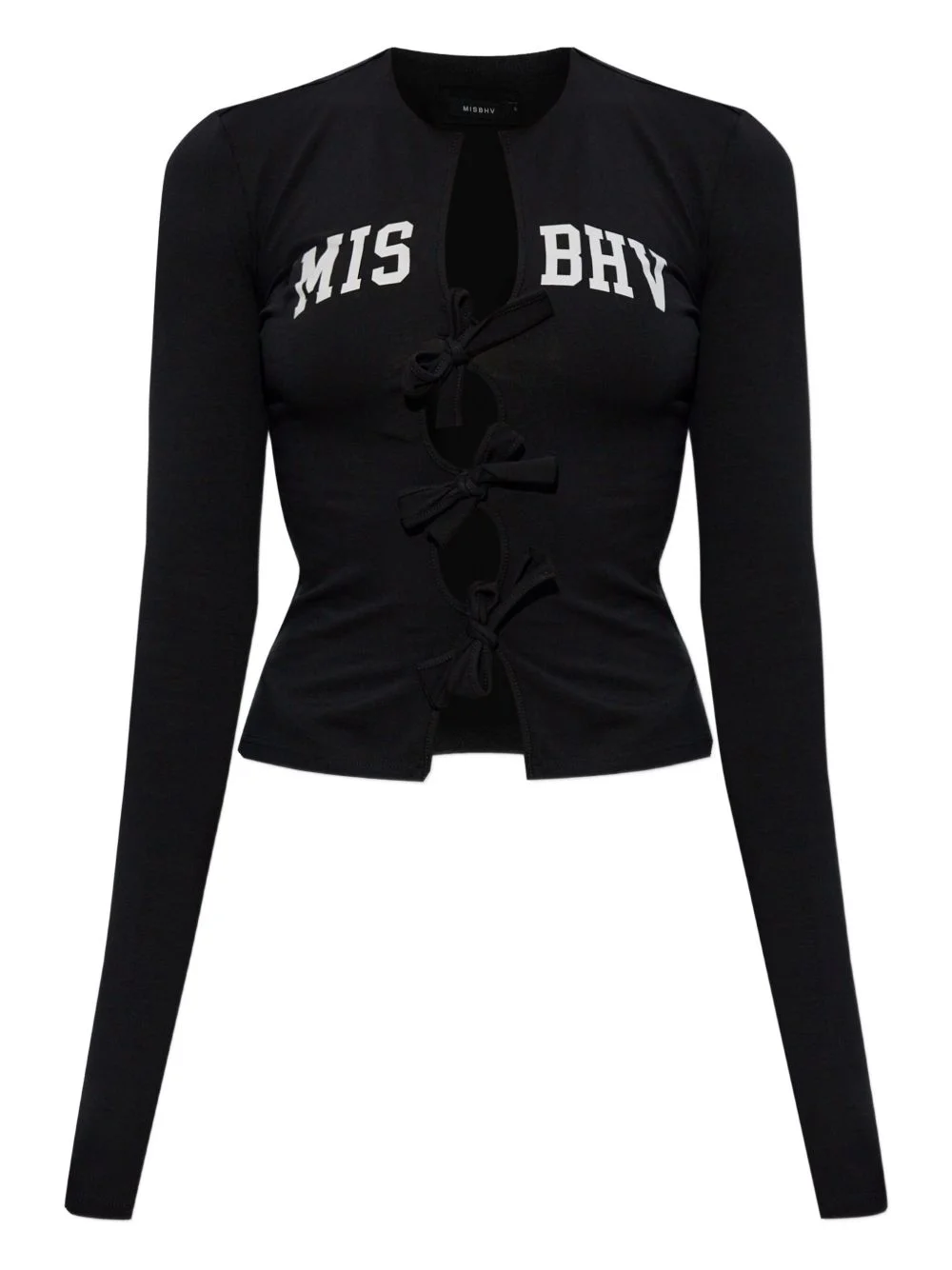 Varsity bows longsleeve top - 1