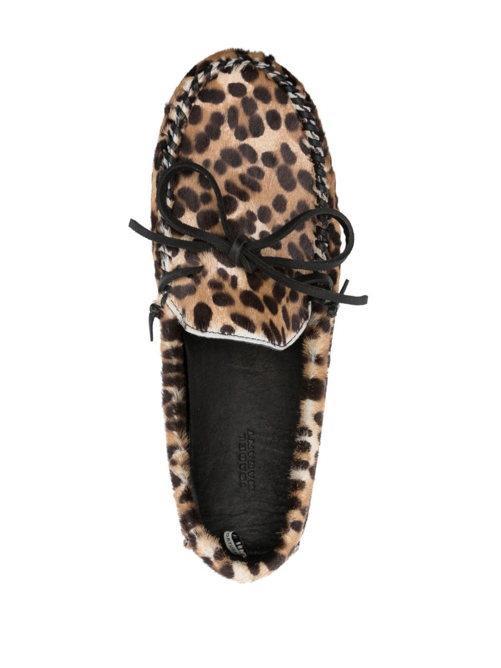 Fitza leopard-print loafers - 4