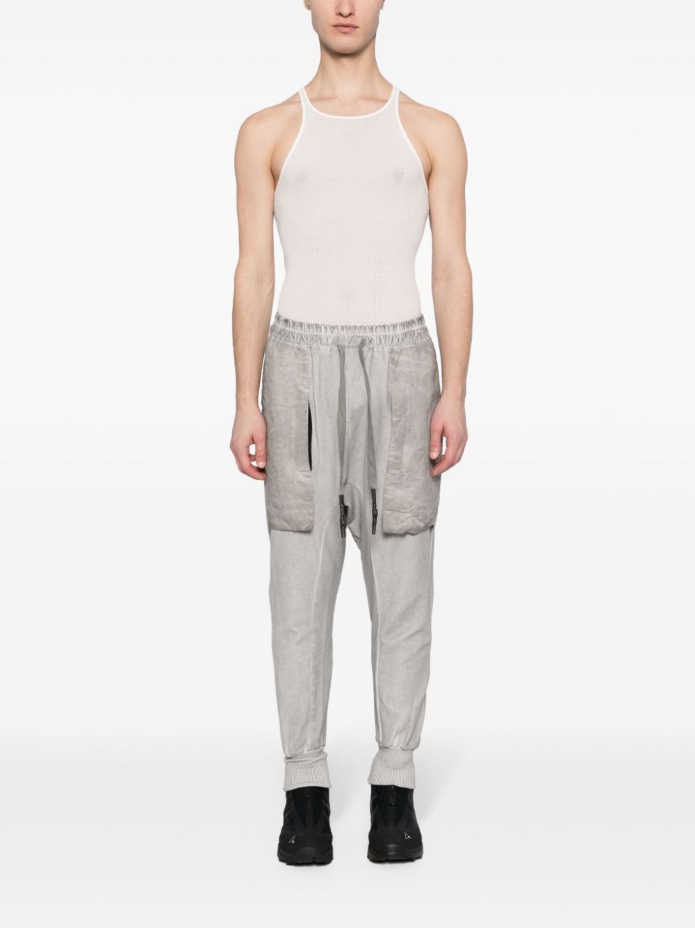 drawstring track pants - 2