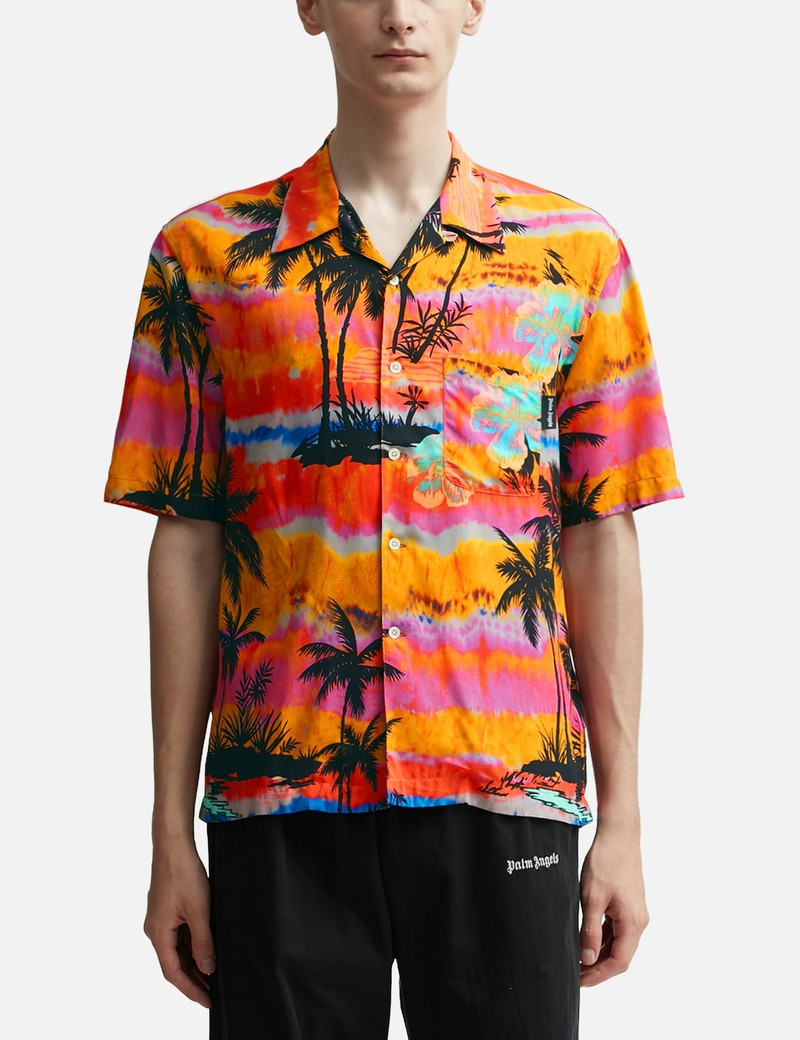 PSYCHEDELIC PALM BOWLING SHIRT 3