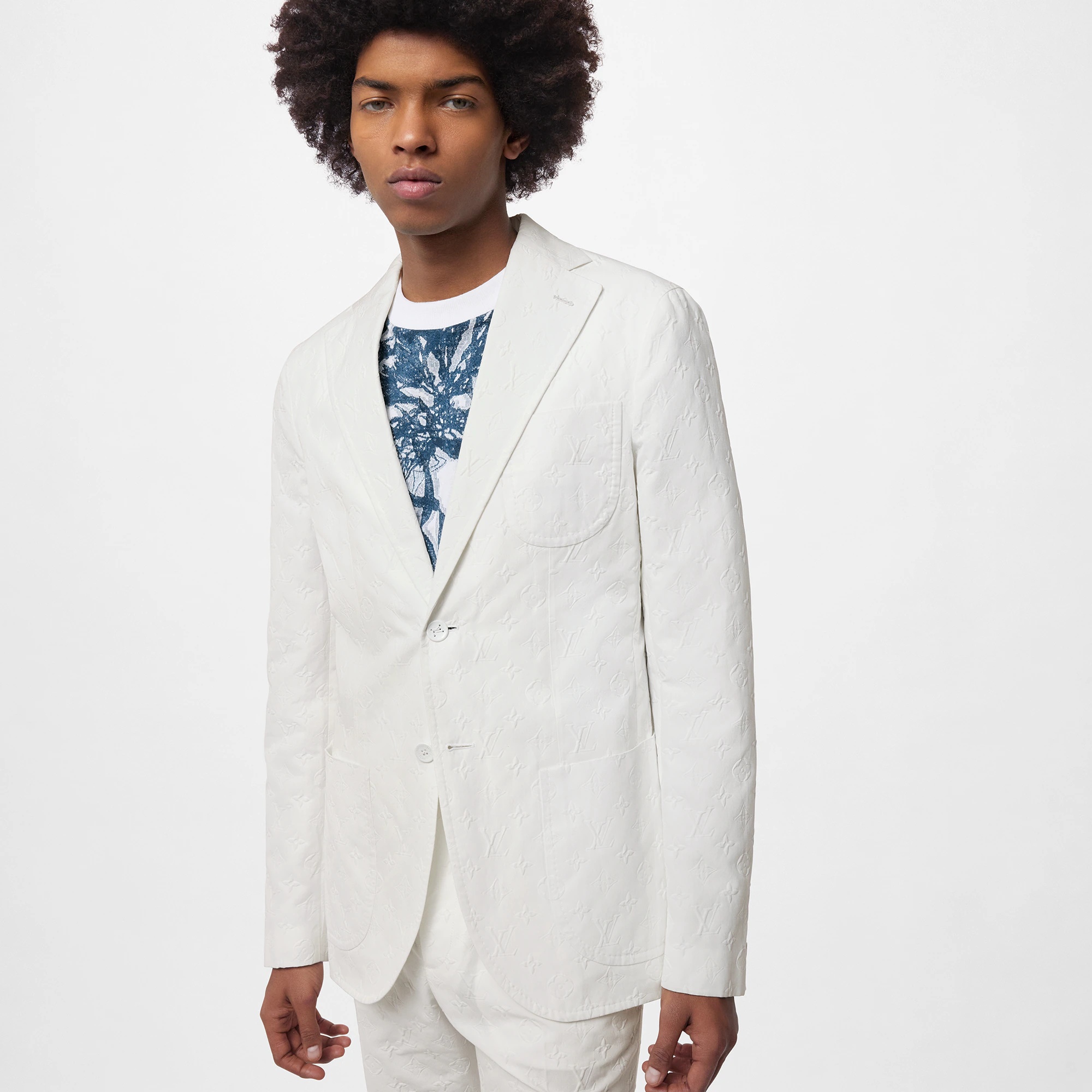 Monogram Cotton Napolitana Jacket - 5