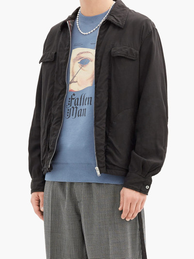 UNDERCOVER Fallen Man cotton-jersey sweatshirt outlook