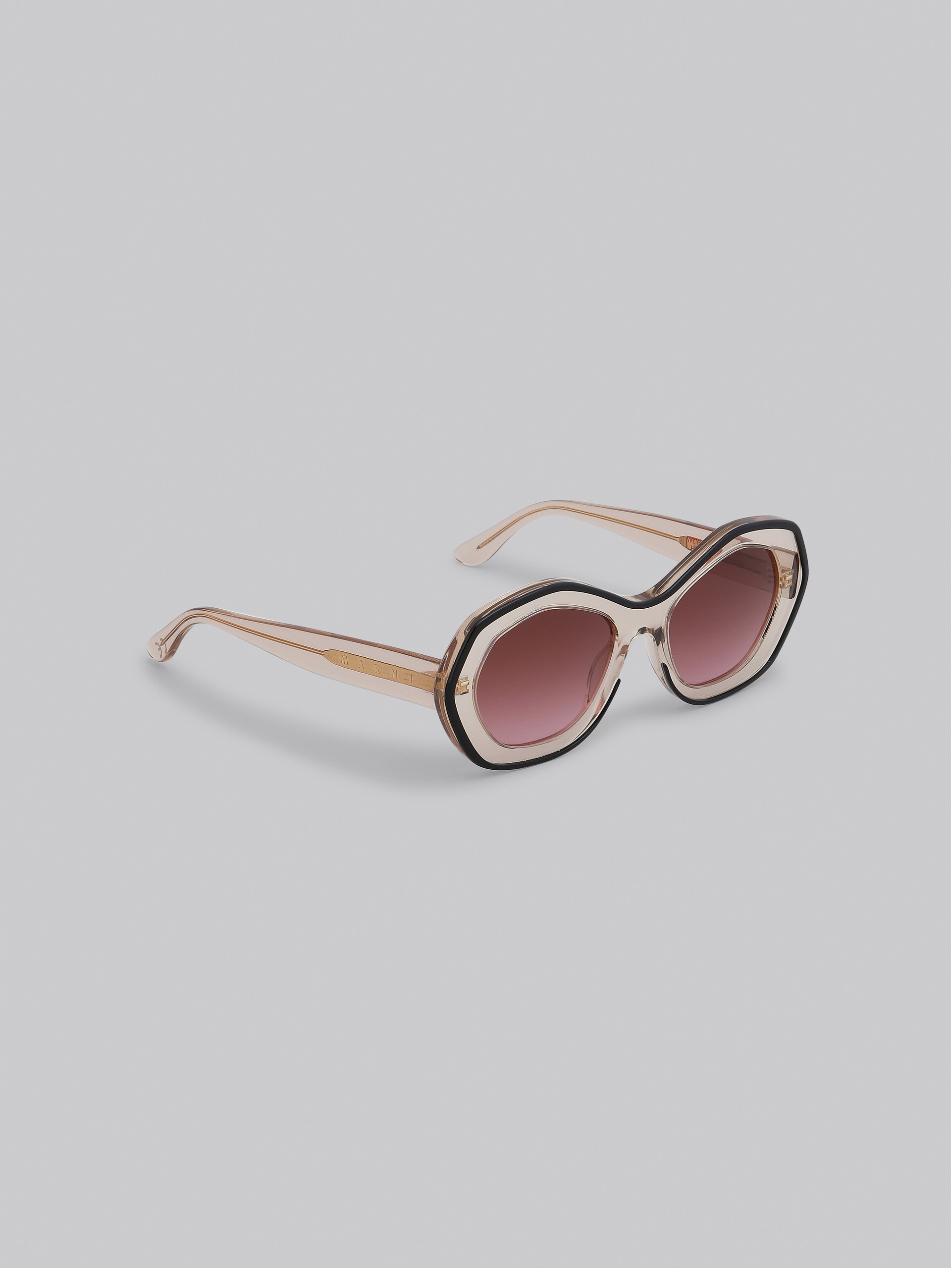 SEMITRANSPARENT ULAWUN VULCANO ACETATE SUNGLASSES - 2