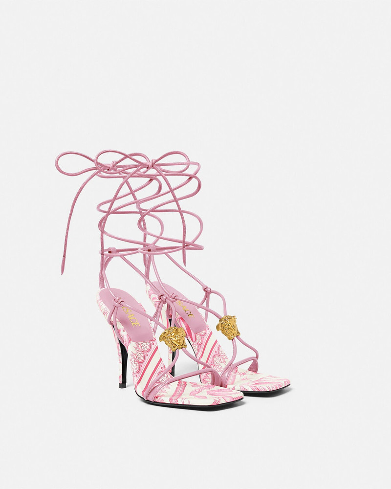 VERSACE Underwater Barocco La Medusa Sandals 115 mm outlook