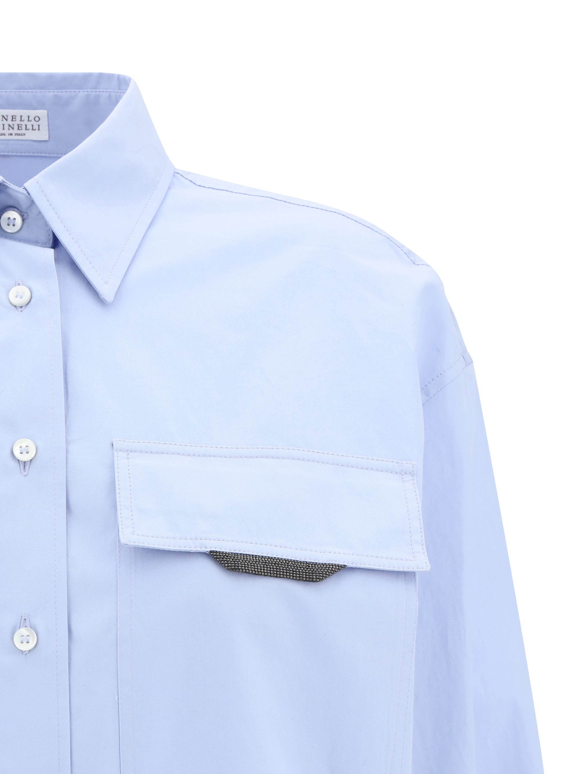 Brunello Cucinelli Women Shirt With Iconic Jewelry Detail - 3