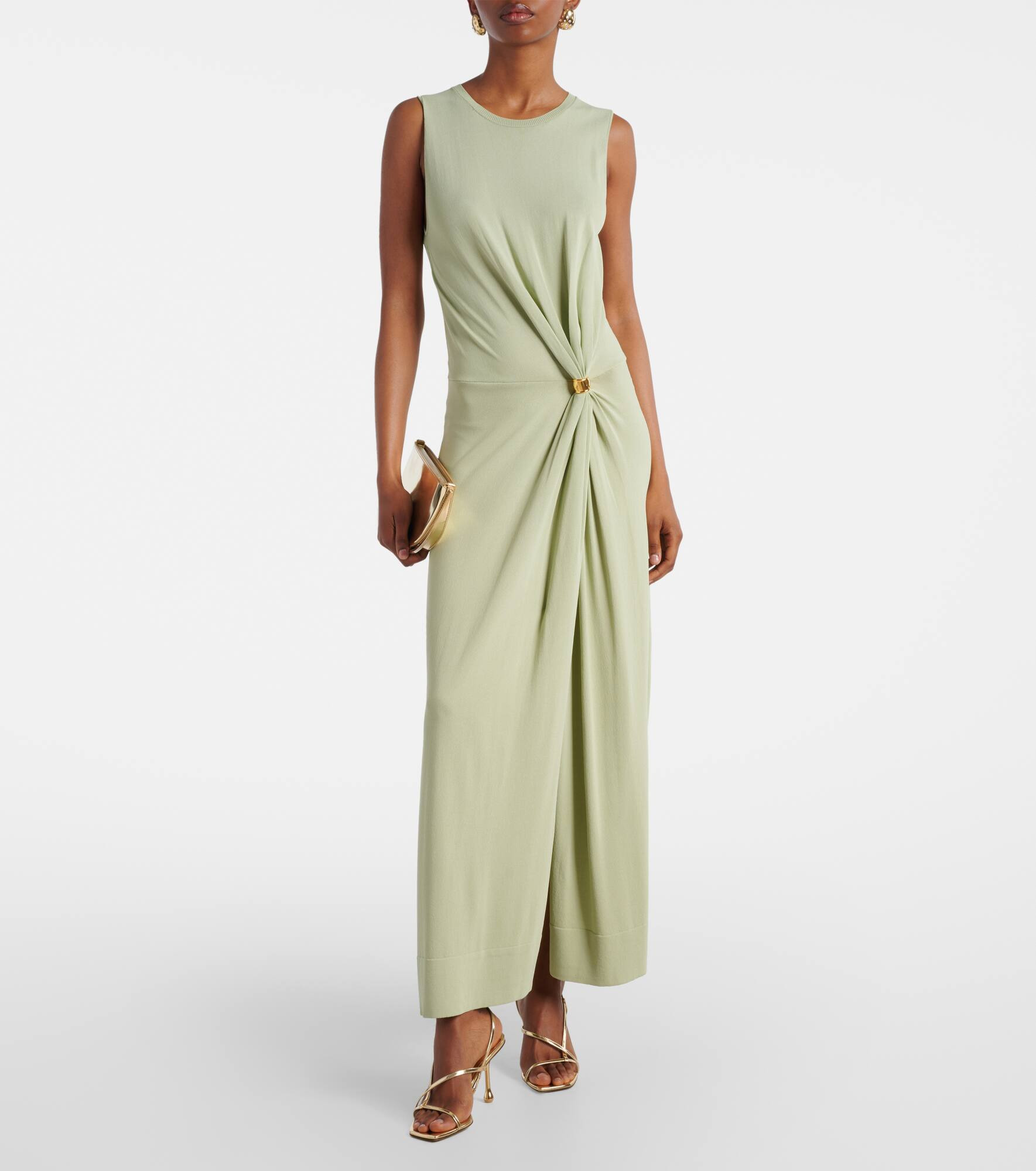 Gathered maxi dress - 2