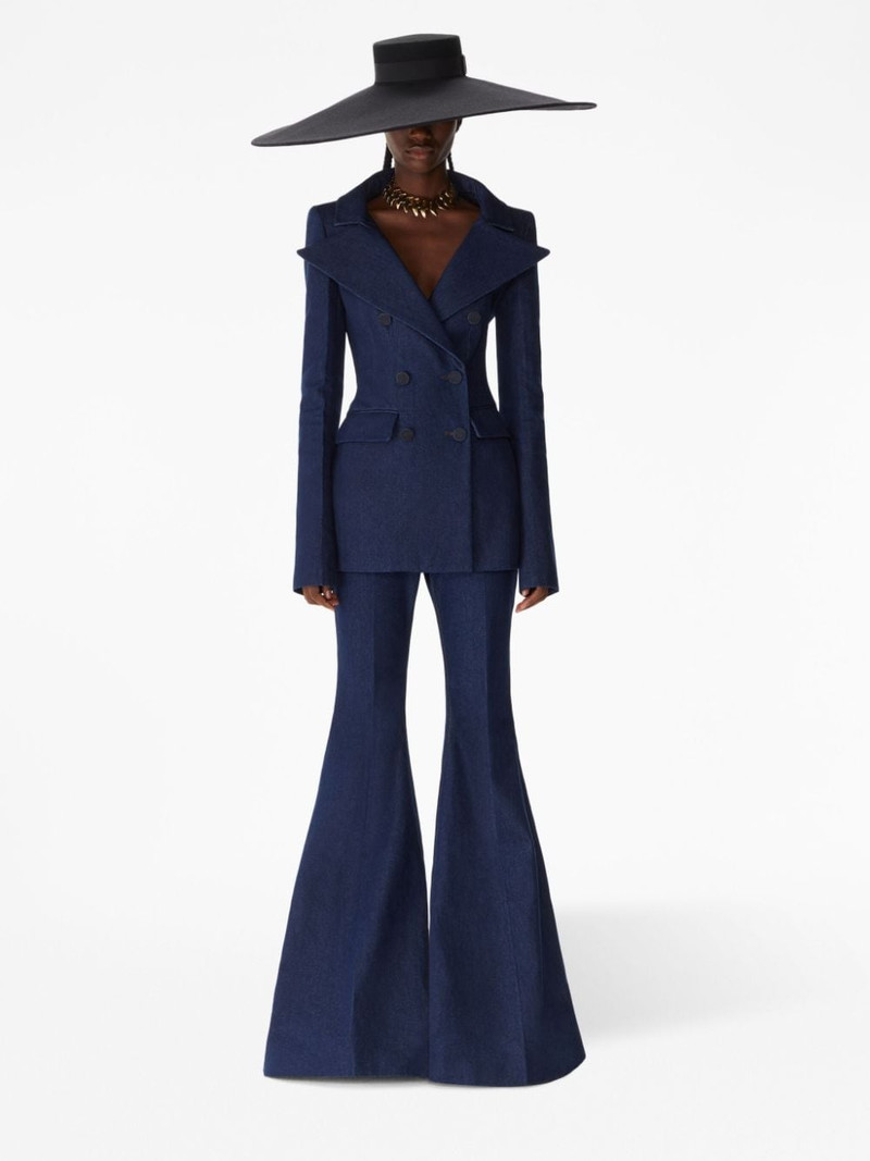 NINA RICCI high-waisted super-flared jeans outlook