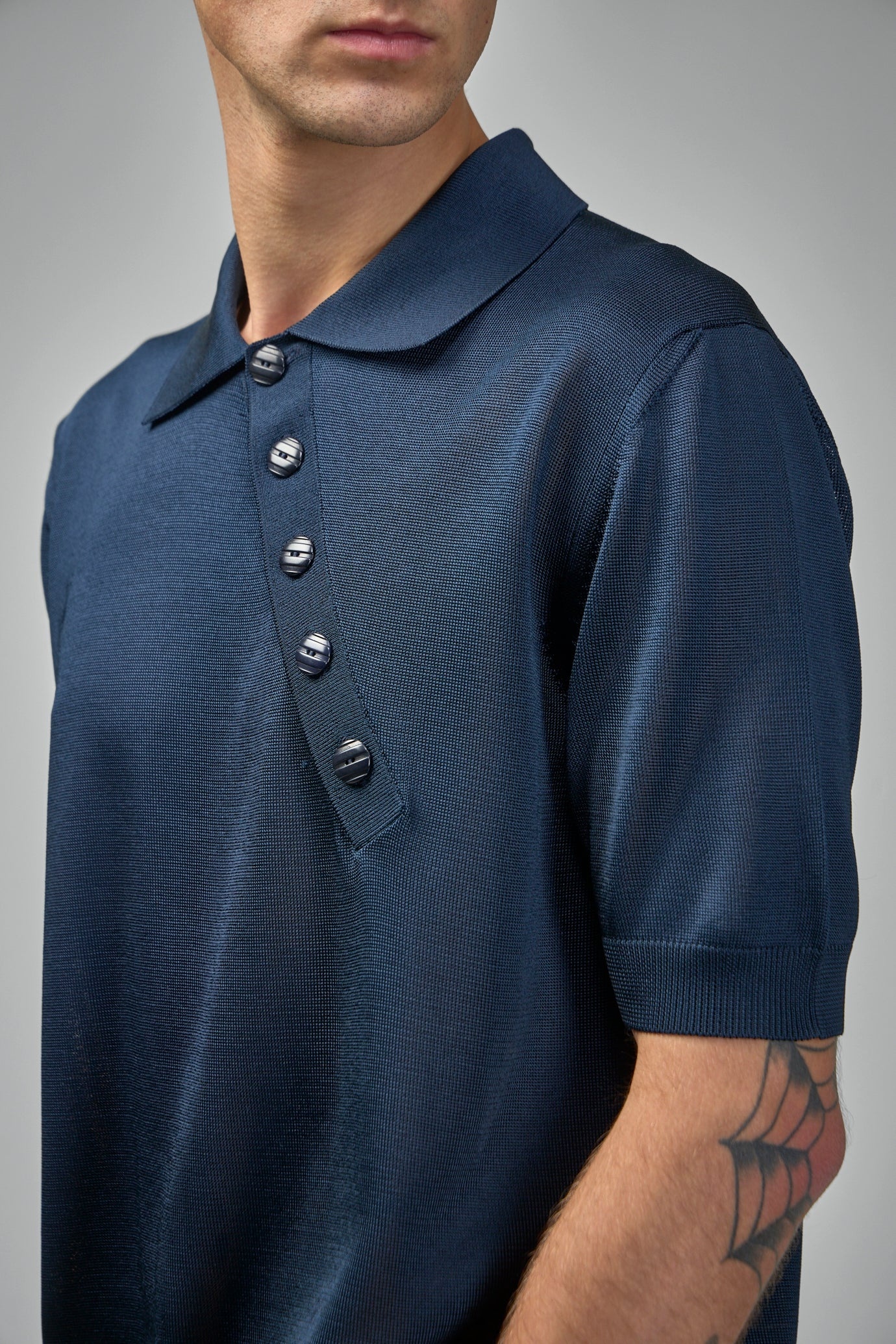 Viscose Polo Shirt - 4