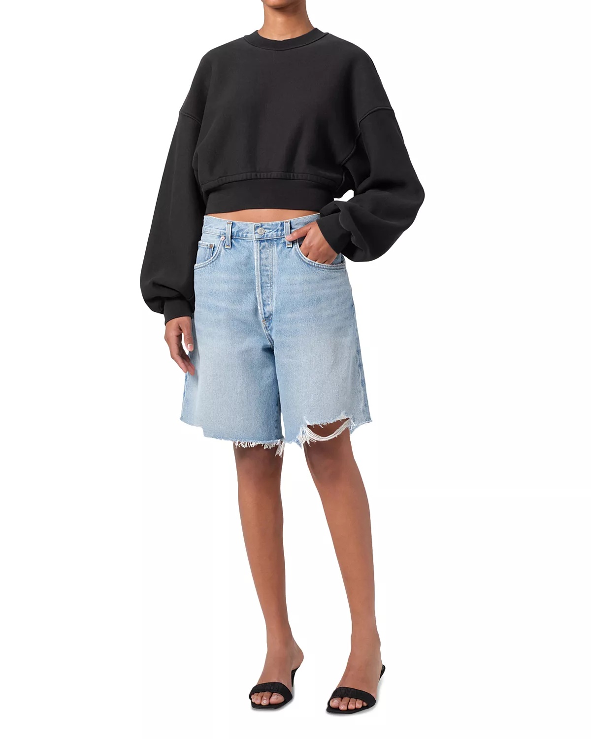 Kit Shrunken Crewneck Sweater - 2